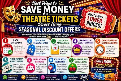 Best Ways to Save Money on Theatre Tickets Direct Using Seasonal Discount Offers Best Ways to Save Money on Theatre Tickets Direct Using Seasonal Discount Offers